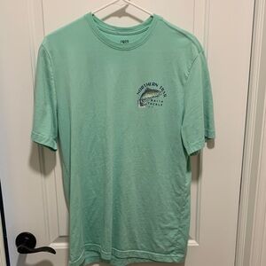 Comfortable IZOD salt water relaxed classic mint tee with classic logo. size M